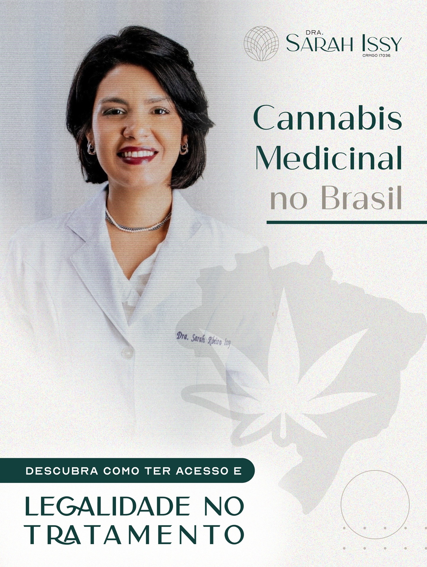 Muita gente já sabe que o tratamento com a Cannabis Medicinal é LEGAL no Brasil, mas ainda tem dúvidas sobre o melhor caminho a seguir... 🍁🇧🇷

❕Para começar, o tratamento só pode ser iniciado com prescrição médica feita por um profissional habilitado.

A partir daí, o paciente tem algumas possibilidades:

▫️ Adquirir, conforme receita médica, produtos autorizados pela Anvisa, disponíveis em farmácias;
▫️ Associações oferecem óleos artesanais de qualidade, produzidos com a planta inteira, de forma regulamentada, menos burocrática e mais acessível, sendo grandes aliadas;
▫️ Em casos específicos, o paciente pode conquistar o direito de cultivo para uso próprio, por meio de habeas corpus;
▫️ Também é possível realizar a importação legal, com autorização individual.

⚠️ Atenção: óleos artesanais sem controle de qualidade não garantem segurança e podem representar riscos sérios à saúde.

Por isso, o melhor caminho é contar com um plano de acompanhamento médico personalizado, cuidadosamente estruturado para oferecer um acompanhamento próximo e recorrente, garantindo acesso seguro, eficaz e dentro da lei. Conte comigo! 🩺🤍

Ficou em dúvida e deseja iniciar sua terapia com segurança?
Agende sua consulta e vamos conversar melhor!
📲 (62) 98233-6158 | WhatsApp

☑️ Salve este post e compartilhe essa informação com quem precisa conhecer seus direitos!

#cannabisbr #cannabisterapeutica #cannabismedicinal #terapiacanabinoide #DraSarahIssy