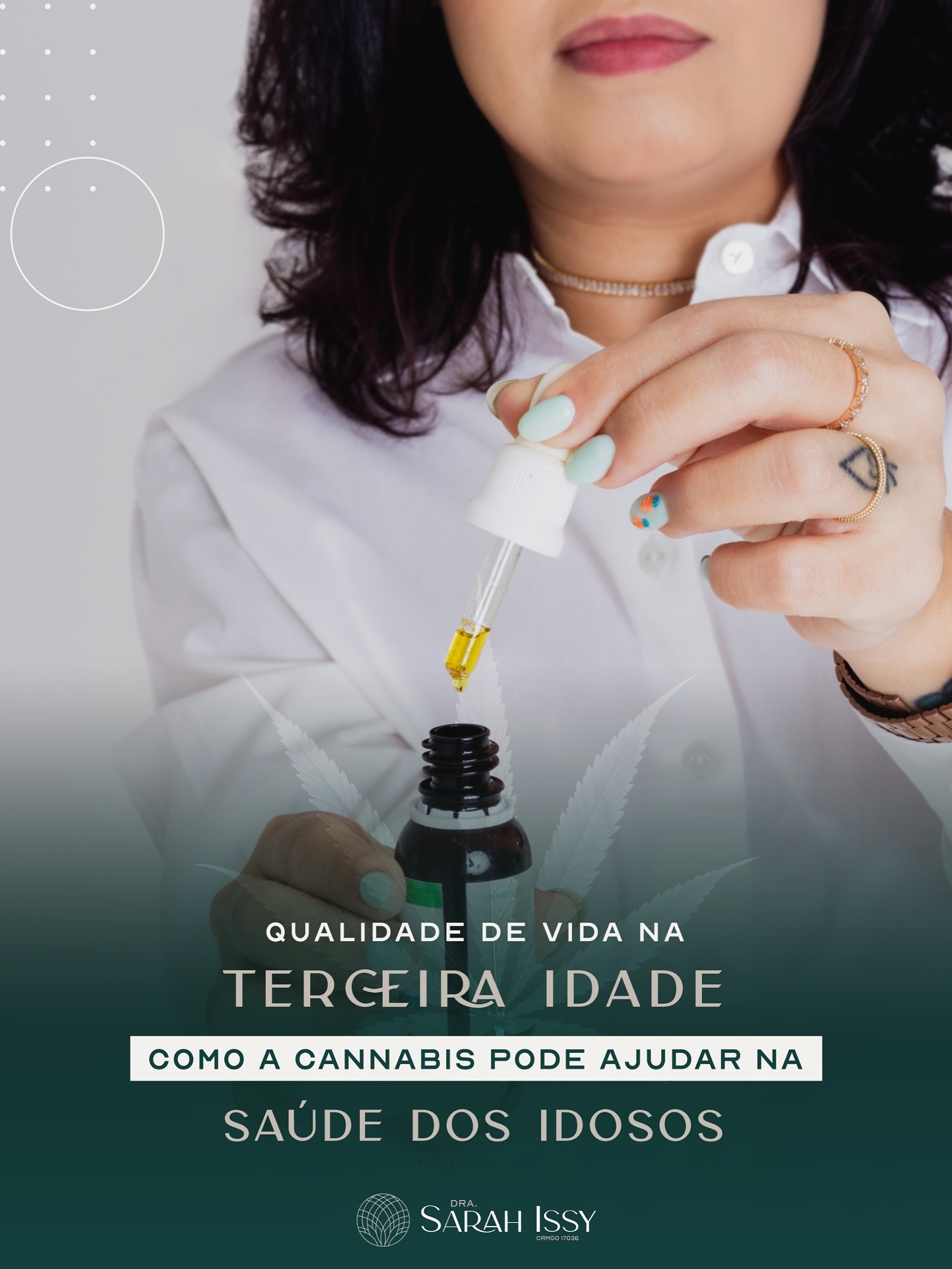 Qualidade de vida na terceira idade:
é possível, SIM! 🌱👵👴

❕Esta fase da vida pode trazer vários desafios, como dores persistentes, noites mal dormidas, ansiedade e até condições como Parkinson e Alzheimer.

Mas a boa notícia é que a ciência tem avançado muito para tornar essa fase mais leve, digna e cheia de bem-estar. ✨

A Cannabis Medicinal, quando utilizada com acompanhamento médico e tratamento personalizado, tem mostrado resultados promissores em:

☑️ Redução da dor crônica
☑️ Melhora do sono e do humor
☑️ Controle da ansiedade
☑️ Apoio no manejo de doenças neurodegenerativas
E mais qualidade de vida!

Tudo isso porque os fitocanabinoides atuam no Sistema Endocanabinoide, um sistema natural do nosso corpo, responsável por equilibrar funções essenciais como dor, sono e emoção. 🧠

Mais do que tratar sintomas, por meio da Terapia Canabinoide para idosos, é possível desenvolver autonomia, conforto e motivos para sorrir!

Afinal, cuidar de quem amamos também é olhar para novas possibilidades, com segurança, ciência e humanidade. 💚

📲 Quer conhecer melhor este tratamento?
Agende uma consulta: (62) 98233-6158 | WhatsApp

#terapiacanabinoide #cannabismedicinal #saúdedoidoso #dorcrônica #sono #ansiedade #parkinson #alzheimer #DraSarahIssy